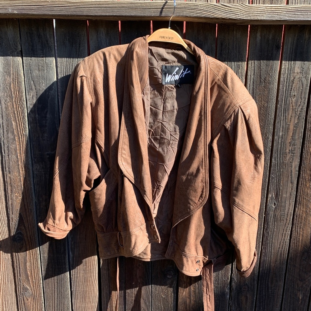 Winlit Brown Suede Jacket